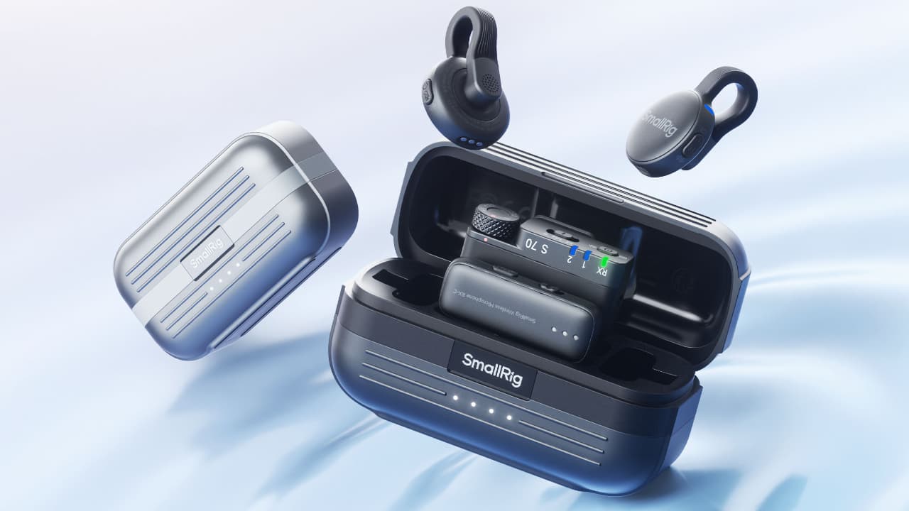 SmallRig S70 Wireless Microphone | Logo-Free, 48kHz/24-bit, 40